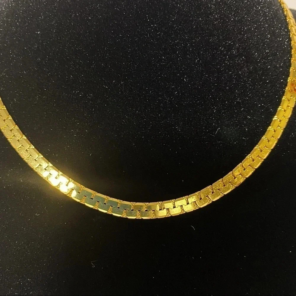 18k Gold Plated 16” Necklace - Picture 3 of 6